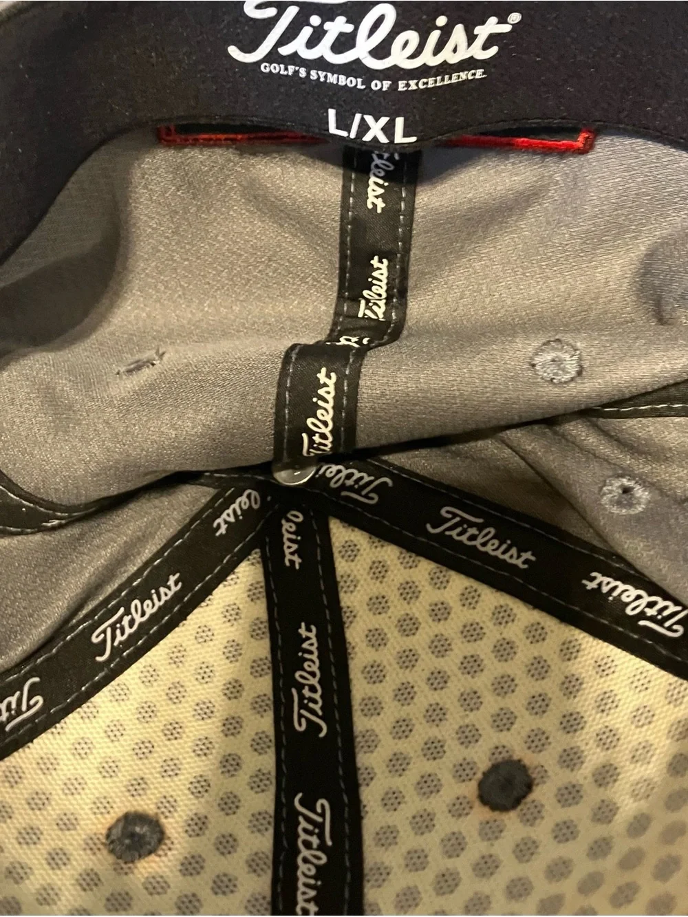 Titleist Olive Gray Snapback Hat with White Logo